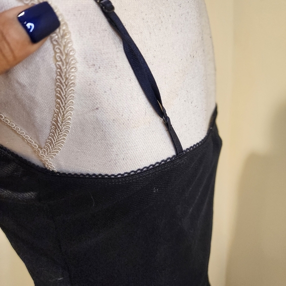 MKM Designs Women's Black Nylon Strappy Tank top size M - Picture 8 of 10